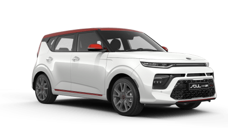 Kia Soul 2022 Clear White / Inferno Red